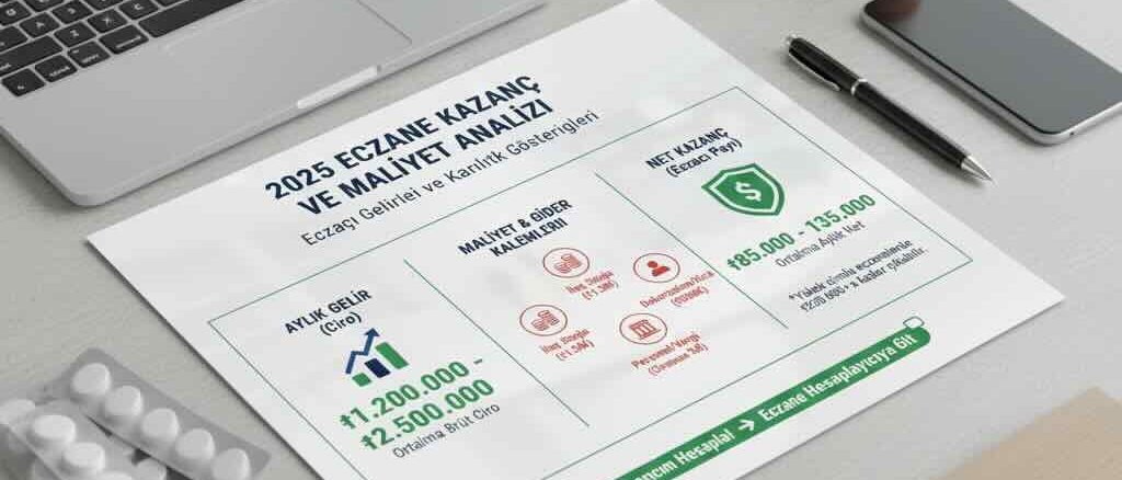 Eczane Sahibi Ne Kadar Kazanır 2025