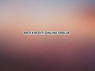 Brzi Krediti Online Srbija