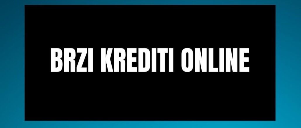 Brzi krediti online