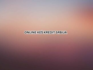 Online Keš Kredit Srbija