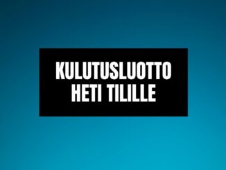 Kulutusluotto Heti Tilille