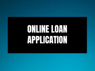 Online loan application
